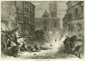 セントデニス砲撃、1870年12月 作： English School