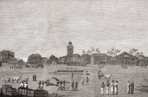 1767年にインドの南ムンバイにあるボンベイグリーンは、JRグリーンの「イギリス人の短い歴史」から1893年に出版されました。 作： English School