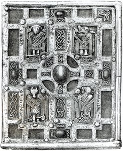 本の神社またはモレーズのクンダッハ、c.1001-1025 作： English School