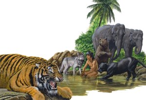 少年と動物