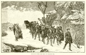 チャールズXIIの遺体を持ち帰る 作： English School