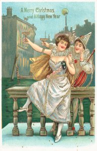 イギリスのクリスマスと新年のカード