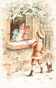 イギリスのクリスマスカード 作： English School
