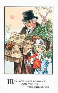 イギリスのクリスマスカード 作： English School