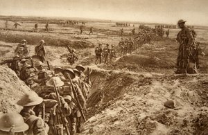 英国の歩兵、カンブレーの前進、1914-19年 作： English School