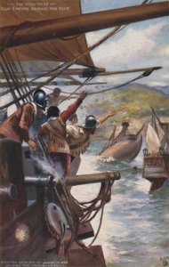 1655年のスペインからのジャマイカのイギリスの押収 作： English School