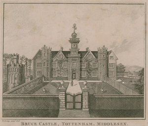 ブルース城、ロンドン、トッテナム; 1686年に撮影したビュー 作： English School