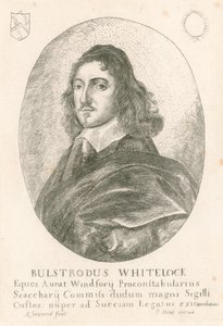 Bulstrode Whitelock（1605-75）、クロムウェル配下の大シールの委員 作： English School