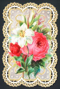 花束、カード 作： English School