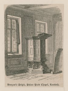 Bunyans Pulpit、Palace Yard Chapel、Lambeth 作： English School