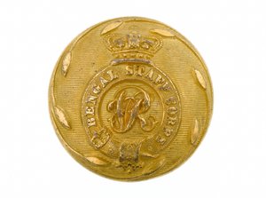 ボタン、ベンガルスタッフ軍団、1861-1876 作： English School