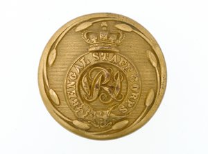 ボタン、ベンガルスタッフ軍団、1876-1891 作： English School