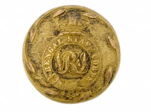 ボタン、ベンガルスタッフ軍団、1876-1891 作： English School