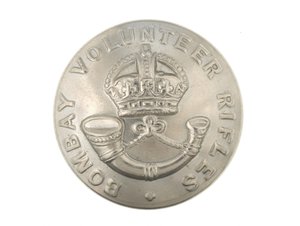 ボタン、ボンベイボランティアライフル、1901-1947 作： English School