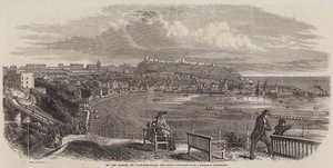 By the Seaside, Scarborough Bay (the engraving) 作： English School