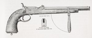 キャプテンバートンのカービン銃と発射物、リチャードバートン船長の人生から、イザベルバートン（1831-96）による第II巻1893年公開 作： English School