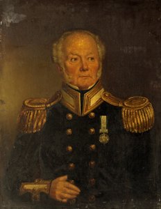 キャプテン家長、イギリス海軍、1850年頃 作： English School