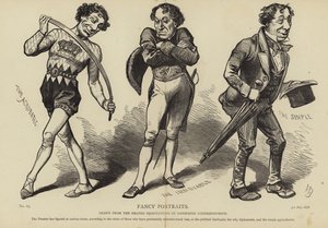 ベンジャミン・ディズレーリの風刺画 作： English School