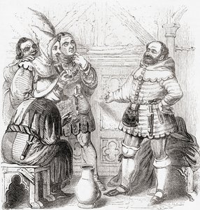 大工、羽織職人、織物職人、染物職人、タペストリー職人：A Pictorial Museum, pub.1847