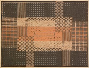 カーペットのデザイン（紙にトイレ）