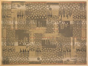 カーペットのデザイン（紙にトイレ）