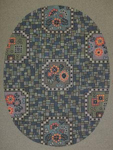 カーペットのデザイン（紙にトイレ）