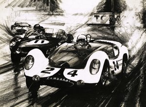 車とそのすべて：嵐の中のスリル 作： English School