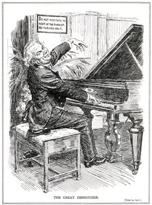 1920年6月、大即興者または即興物語のリーダーとしての漫画の大騒ぎLLoyd George