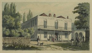 チョークファーム、セントパンクラス、1850年頃 作： English School