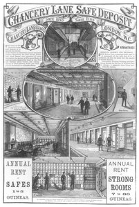 チャンスリーレーンセーフデポジット、1886 作： English School