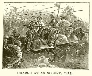 Agincourtでの充電、1415年