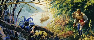 チャールズダーウィンはHMSビーグルに乗っていたため、南アメリカの海岸を調査しました 作： English School