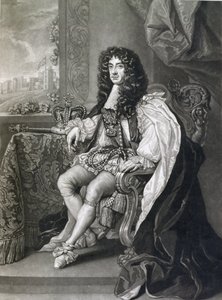 チャールズ2世（1630-85）、チャールズターナー（1773-1857）によって彫刻 作： English School