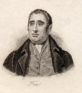 1825年に出版された「クラブの歴史辞典」からのチャールズジェームズフォックス 作： English School