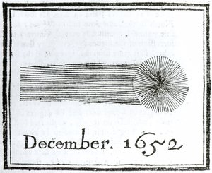 チャールズ彗星、1652年12月 作： English School