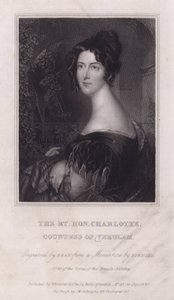 ジェームズ・グリムストンの妻、ヴァーラム伯爵夫人シャーロット 作： English School