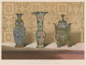 中国のエナメル壺（クロモリソ）