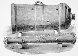 中国のモンスター迫撃砲、1845 作： English School