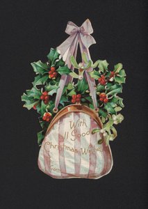 クリスマスの挨拶（クロモリ）