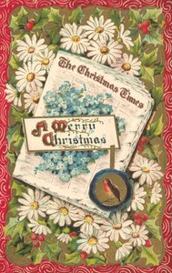 クリスマス新聞、クリスマス・グリーティング・カード 19世紀末から20世紀初頭（クロモリト 作： English School