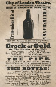 シティオブロンドンシアター、広告、1847 作： English School