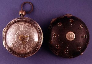 ロンドンのCabrierによるアラームとリピーター付きのコーチ・ウォッチ、1775年頃 作： English School