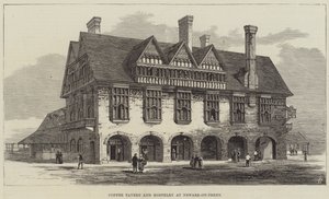 Newark-on-TrentのCoffee Tavern and Hostelry(彫刻) 作： English School