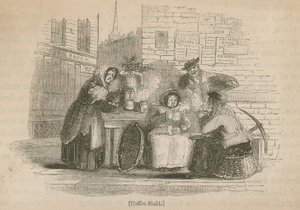 ロンドンの通りのコーヒーストール 作： English School