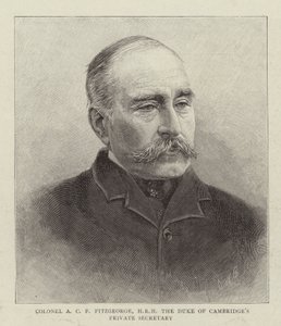 ケンブリッジ公爵の私設秘書A C F Fitzgeorge大佐（刻印 作： English School