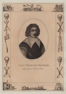 1660年にタイバーンで処刑されたフランシスハッカー大佐 作： English School