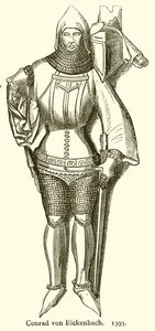 コンラッド・フォン・ビッケンバッハ。 1393年 作： English School