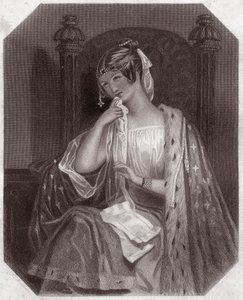 コーデリア（リア王）（リア王） - で - 「シェイクスピアの女性ギャラリー、初期のロンドンの芸術家による45の深刻な肖像画のコレクション、批評家や文学者のコメントで充実している」1838年頃 - 「シェイクスピアの女性ギャラリー、コレクション」より 作： English School