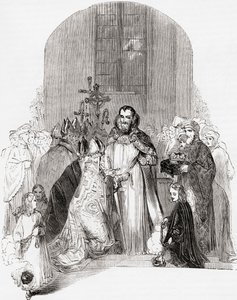 ヘンリー4世の戴冠式：A Pictorial Museum, pub.1847