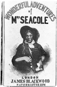 1857年、パターノスターロウのジェームズブラックウッドによって出版されたシーコール夫人のワンダフルアドベンチャーの最初の版の表紙